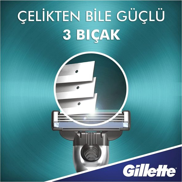 Gillette Mach3 Yedek Tıraş Bıçağı 2li - 2