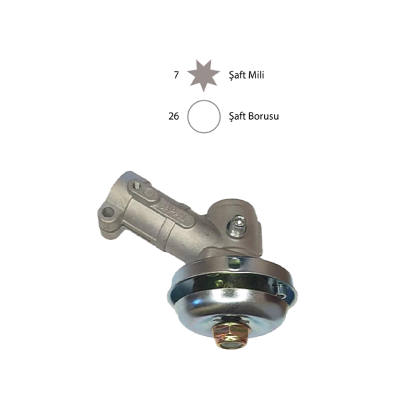 TIRPAN KAFA GRUBU KOMPLE 26 MM 7 YILDIZ