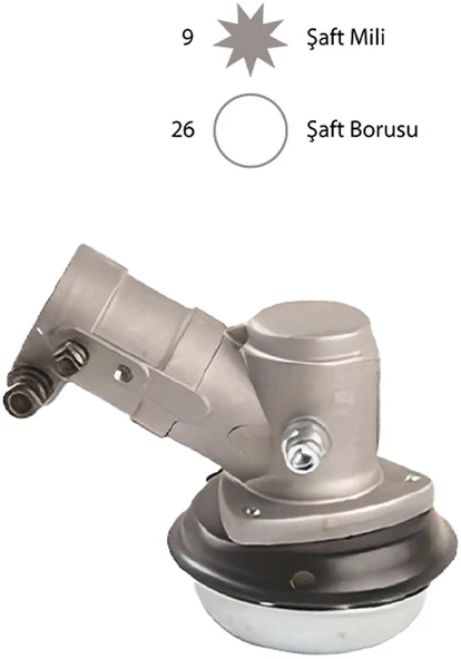 Tırpan Kafa Grubu Komple26 MM 9 Yıldız ürün görseli