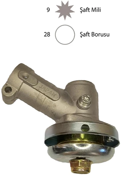 TIRPAN KAFA GRUBU KOMPLE 28 MM 9 YILDIZ - 1