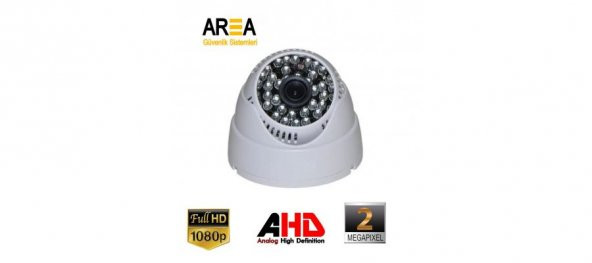 2 MP AHD 1080p 3.6 Lens 36 Ir Led Dome Güvenlik Kamerası AR-9479