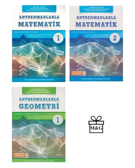 Antremanlarla Matematik-1,-2 ve Antremanlarla Geometri-1 ürün görseli 1
