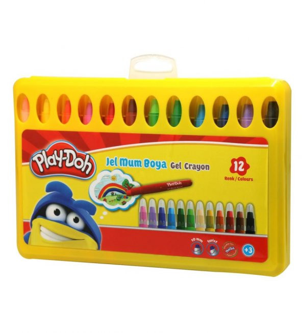 Play-Doh Jel Crayon 12 Renk PP Box ürün görseli 1