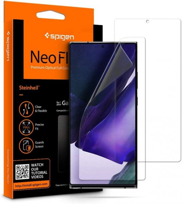 Spigen Galaxy Note 20 Ultra Ekran Koruyucu NeoFlex(2Adet)-Outlet