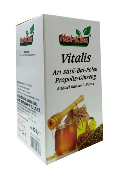 Vitalis Arı Sütü Bal Polen-Propolis-Ginseng Macun 420gr - 3
