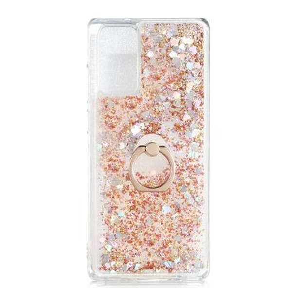 Xiaomi Poco M3 Kılıf Sulu Simli Akışkan Silikon