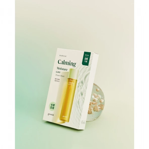 Goodal Heartleaf Calming Mask - Houttuynia Cordata Özlü Dinlendirici Yüz Maskesi (5 Adet) - 3