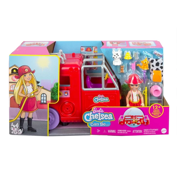 Barbie Chelsea İtfaiye Aracı HCK73