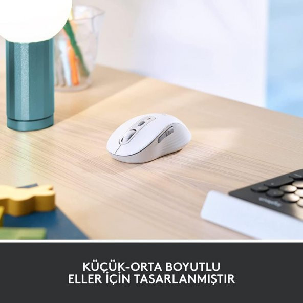LOGITECH 910-006255 M650  KABLOSUZ MOUSE,BEYAZ - 3