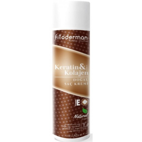 Fitoderman Doğal Keratin & Kolajen Katkılı Saç Bakım Kremi 250 mL