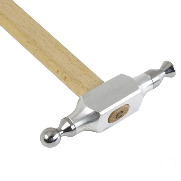 Pdr Tools Pdr Boyasız Göçük Düzeltme Çekiç Tahta Saplı Alüminyum Değişen Başlıklı 2 Metal Başlık (El Aletleri)