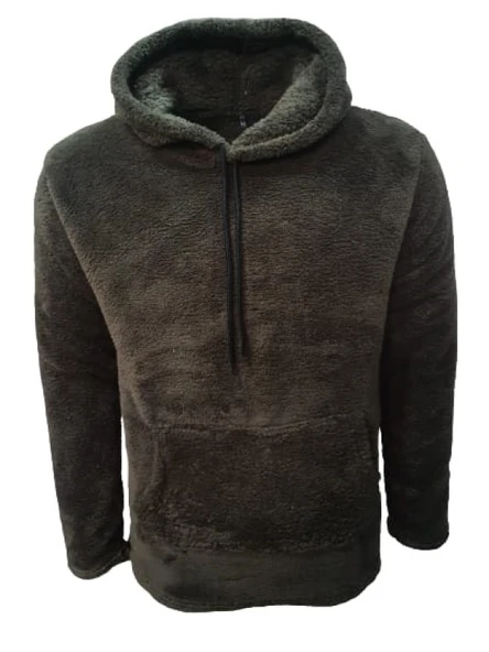 Mtn Erkek Peluş Kapüşonlu Sweatshirt St01519 - 5