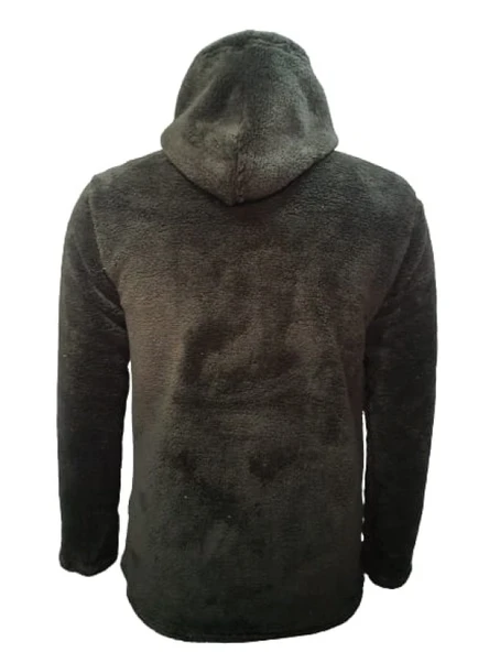 Mtn Erkek Peluş Kapüşonlu Sweatshirt St01519 - Resim 6