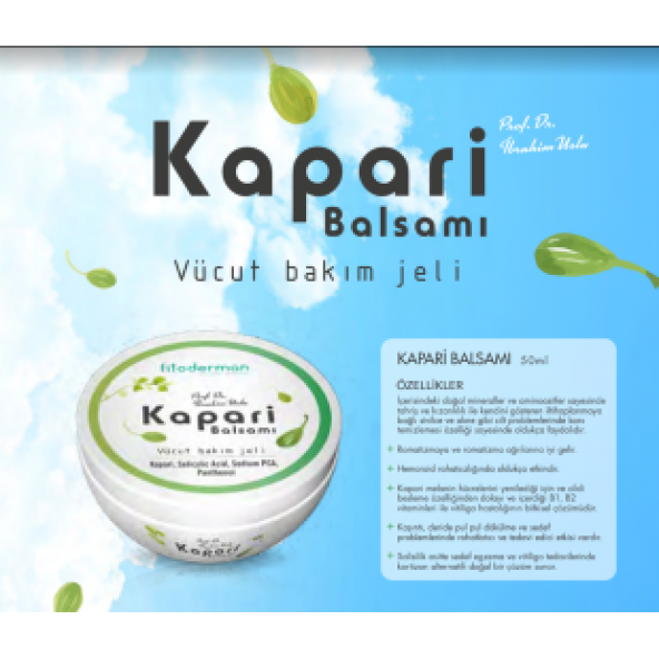 Fitoderman Yoğun Nemlendirici, Cilt Bariyerini Güçlendirici Yüz ve Vücut Kapari Balsamı - 1