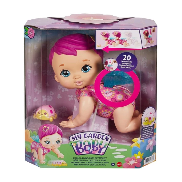 My Garden Baby Neşeli ve Hareketli Kelebek Bebeğim - GYP31