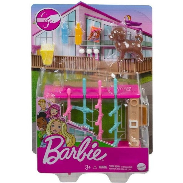 Barbie'nin Ev Dekorasyonu Oyun Setleri Langırt - GRG77