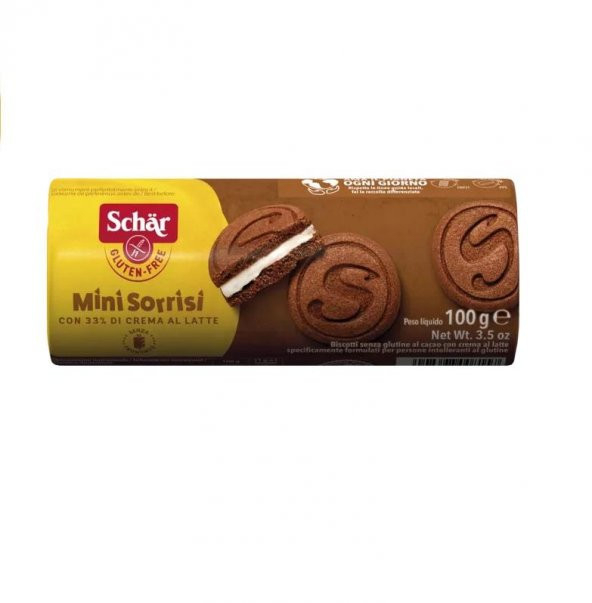 Schar Mini Sorrisi Kaymaklı Çikolatalı Bisküvi 100 gr