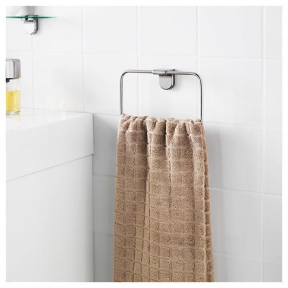 Modern Havluluk, Krom Kaplama MeridyenDukkan Kare Banyo Havluluğu - 2