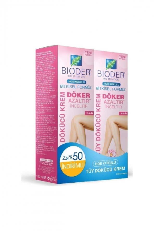 Bioder Tüy Dökücü Krem 100+100x4 800 ML