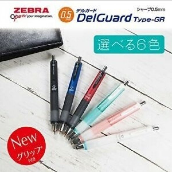 Zebra Delguard Type-Gr Versatil Kalem 0.5 mm Pembe - Resim 3