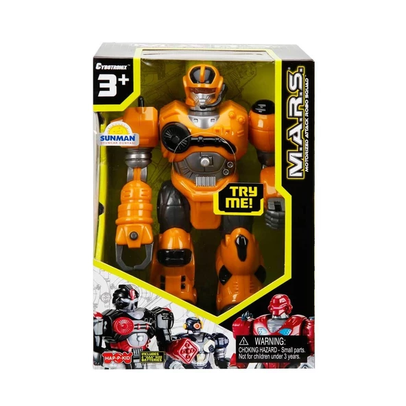 M.A.R.S. Işıklı Yürüyen Robot -Sarı