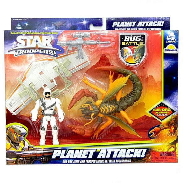 Star Trooper Gezegen Saldırısı Figür Strafoıd
