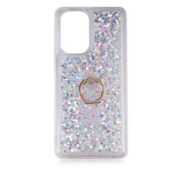 Xiaomi Mi 11İ Kılıf Sulu Simli Akışkan Silikon - 6