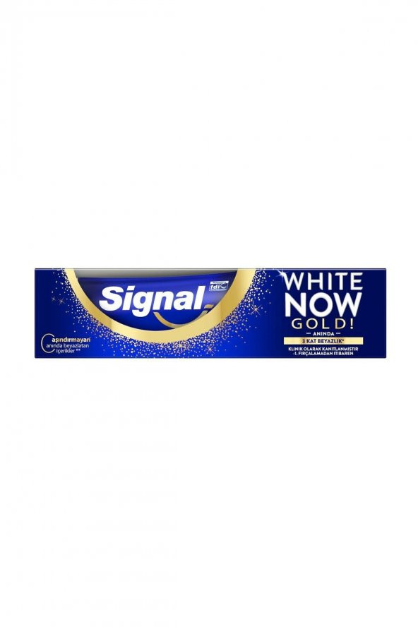 Signal White Now Gold Anında 3 Kat Beyazlık Diş Macunu 75ML