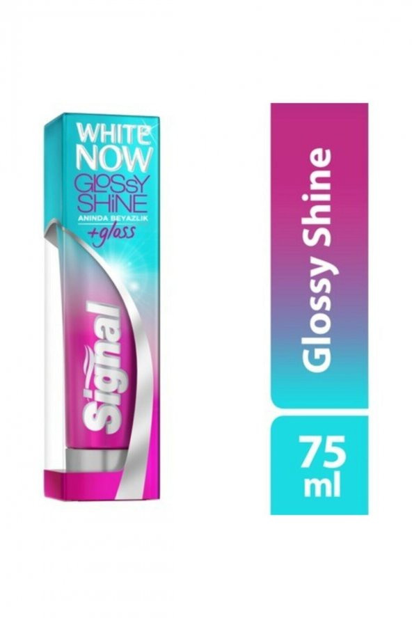 Signal White Now Glossy Shine Anında Beyazlık Diş Macunu 75ML