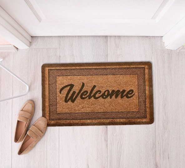 My Evilla Modern Dekoratif Kapı Önü Paspası 3