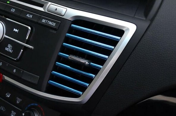 Araç Içi Klima Izgara Hava Çıkış Dekoratif Şeritler Klima Şerit - 7