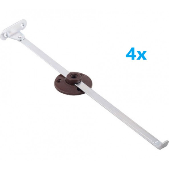 Bar makası 4'lü kahverengi(dolap kapağı aksesuarı) ürün görseli 1