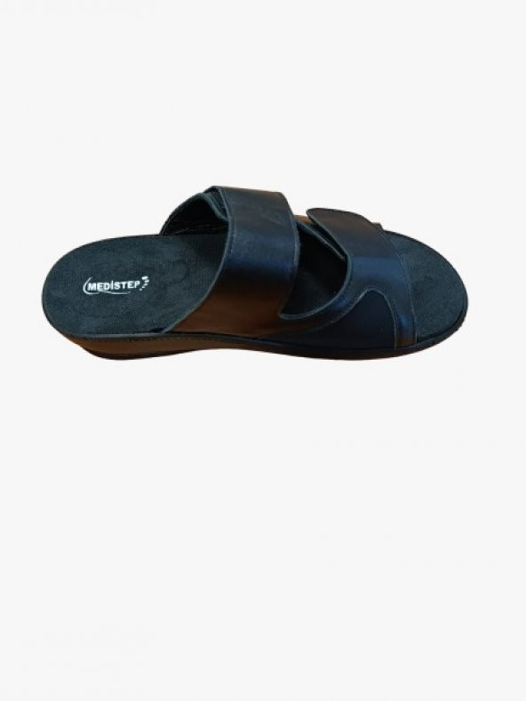 TABANI ÇIKABİLİR  HAKİKİ DERİ ORTOPEDİK BAYAN TERLİK 36-37-38-39 SİYAH - 4