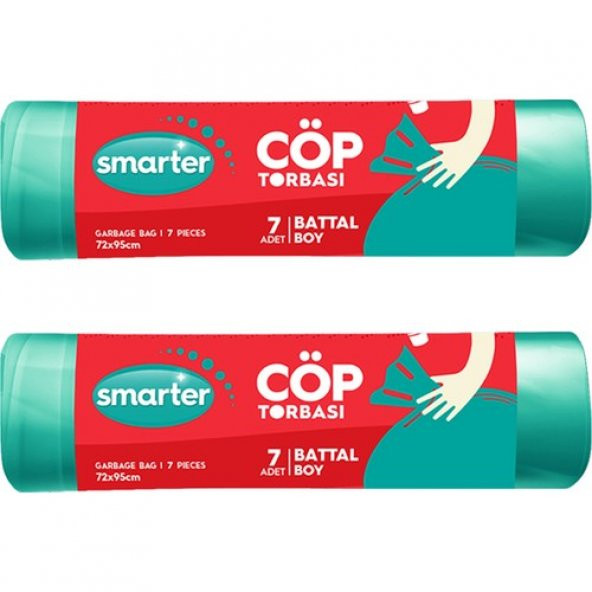 SMARTER 2 Lİ BATTAL BOY ÇÖP TORBASI ( ÇÖP POŞETİ )