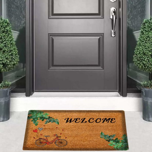 My Evilla Modern Dekoratif Kapı Önü Paspası 5