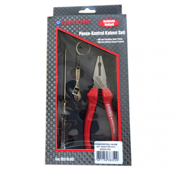 İzeltaş Pense Kontrol Kalemi Set (2 Parça) - 3020001002 - 2