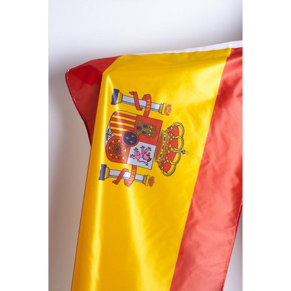 İspanya Milli Gönder Bayrağı Raşel Kumaş Dijital Baskı - 3