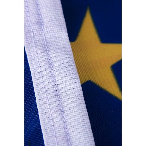 Avrupa Birliği Gönder Bayrağı Raşel Kumaş Dijital Baskı - 5