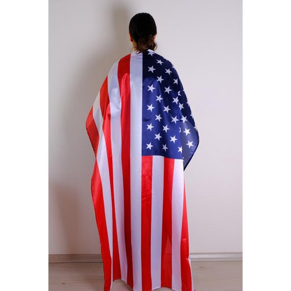 Amerika ABD Milli Gönder Bayrağı Raşel Kumaş Dijital Baskı - 2