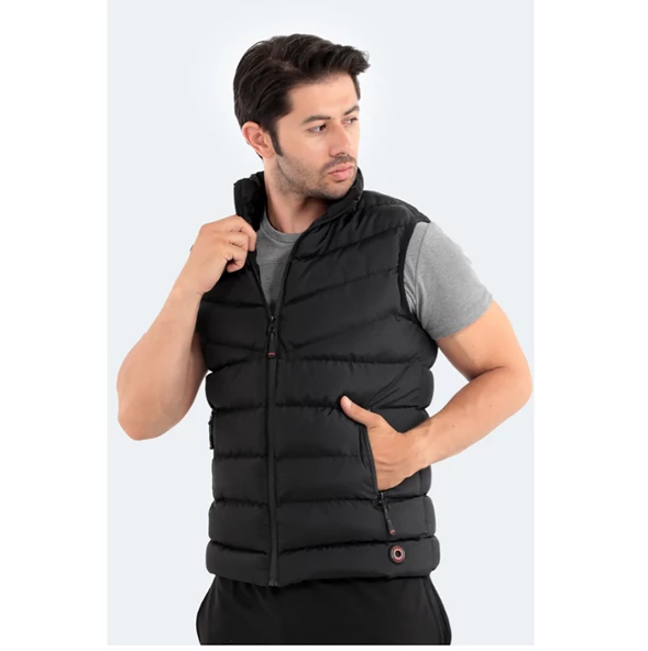 Slazenger Yutta Şişme Yelek Fermuarlı Hafif Erkek Yelek - 7