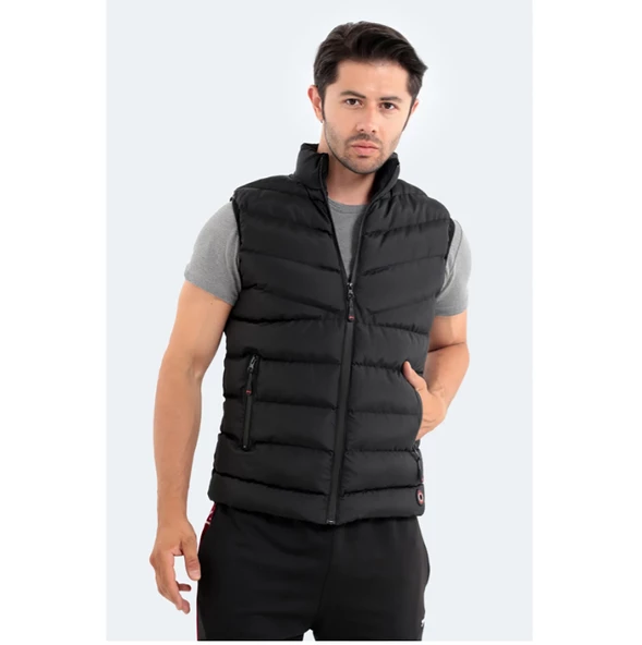 Slazenger Yutta Şişme Yelek Fermuarlı Hafif Erkek Yelek - 6