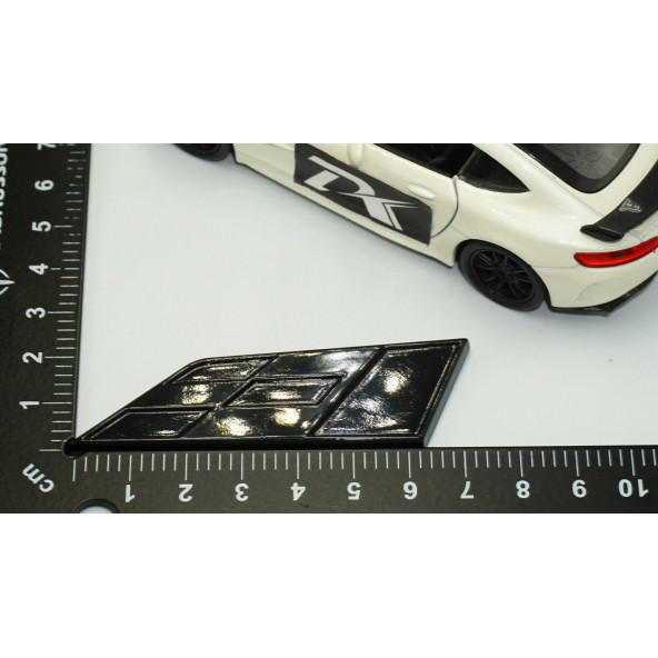 DK Seat Cupra Leon İbiza Altea Siyah Metal 3M 3D Logo Amblem - Resim 4