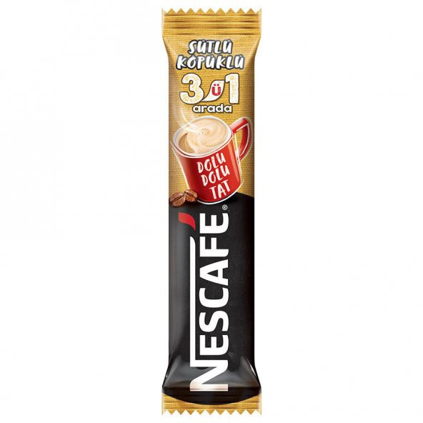 Nescafe 3ü1 Arada  Sütlü Köpüklü 72 Li