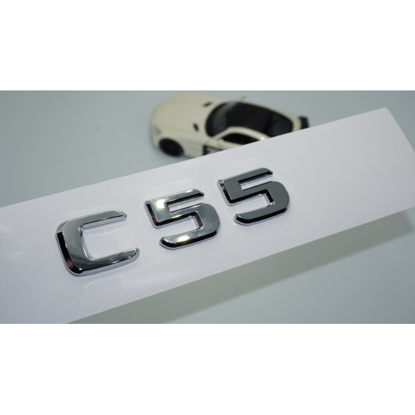 DK Tuning C55 Bagaj Krom ABS 3M 3D Yazı Logo Benz İle Uyumlu