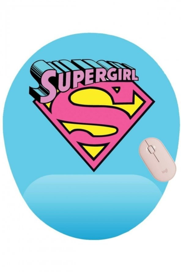 Supergirl Bilek Destekli Mouse Pad