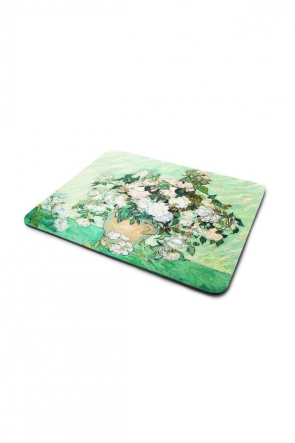 Van Gogh Roses Mouse Pad