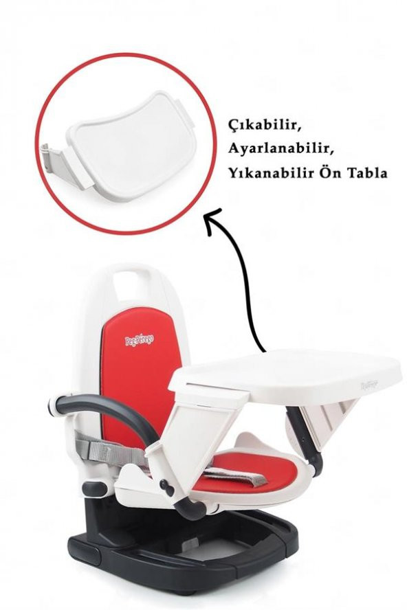 Peg Perego Rialto Booster Mama Sandalyesi Fragola - 3
