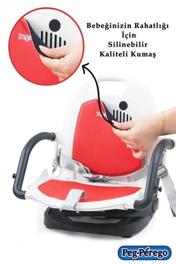 Peg Perego Rialto Booster Mama Sandalyesi Fragola - 4