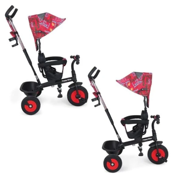 Prego Happy Dino Çocuk Bisikleti T307 Kırmızı - 8