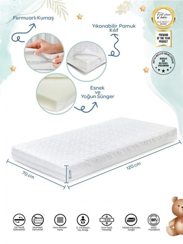 Prego Atlanta Oyun Parkı 70*120 Cm Gri + Yatak Hediyeli - 3